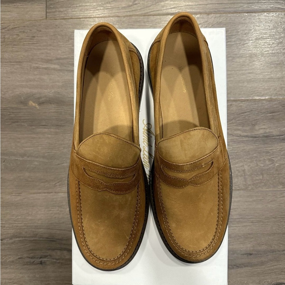 Aimé Leon Dore Brown Suede Penny Loafers 2020 Pre-release editions
